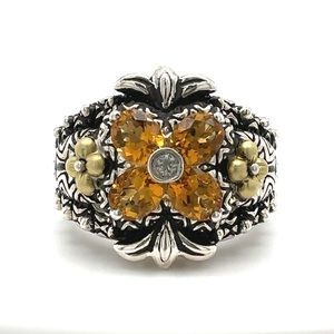 Bixby Sterling 18k Citrine Ring